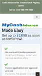 Mobile Screenshot of mycash-advance.com